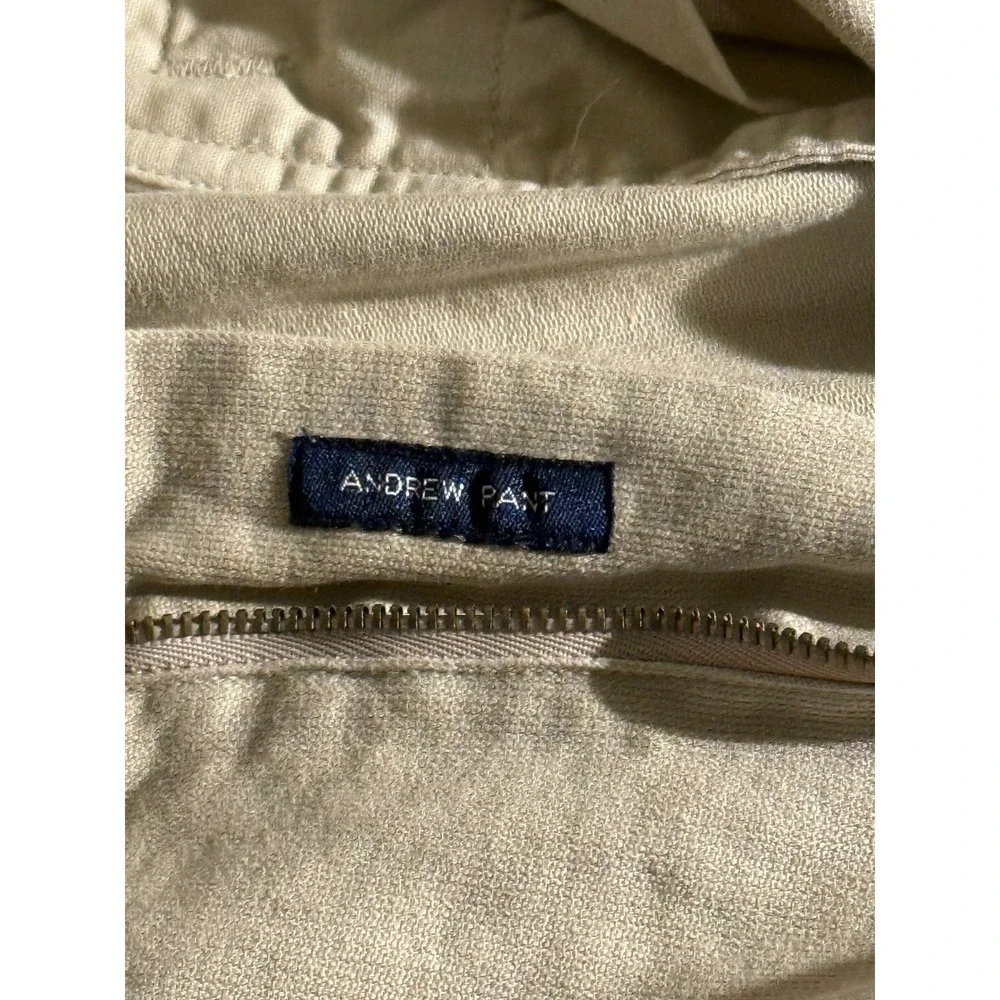 Vintage Polo Ralph Lauren Andrew Pant Pleated Chino Sand 36x32 New With Tags